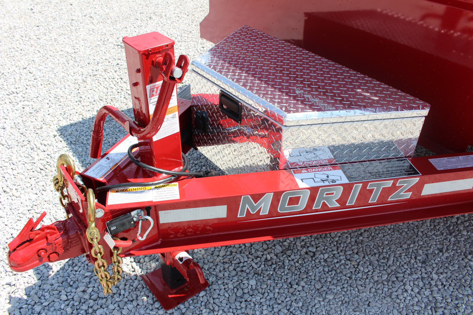 New 2025 Moritz 6' 10" x 12' Heavy Commercial DLH Series Dump Trailer - 14000# GVW