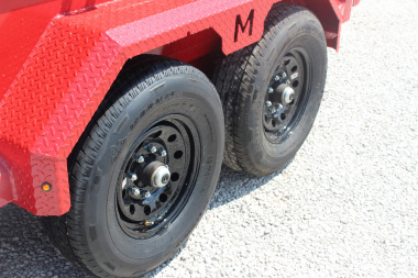 New 2025 Moritz 6' 10" x 12' Heavy Commercial DLH Series Dump Trailer - 14000# GVW