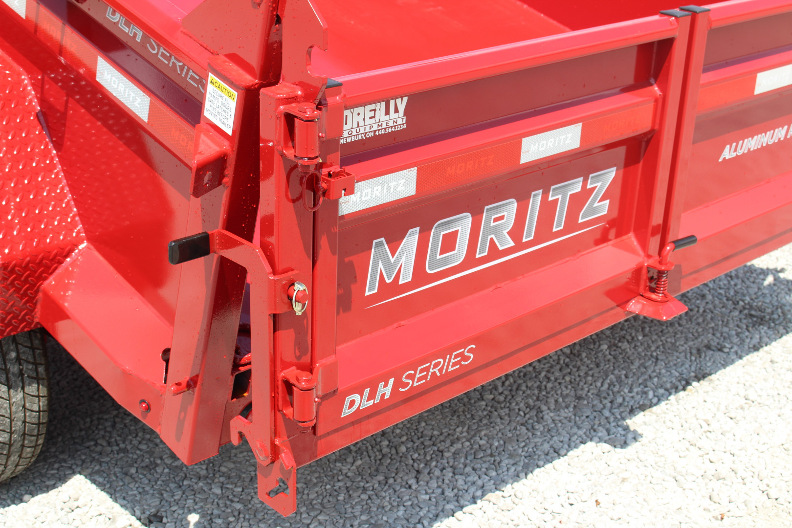 New 2025 Moritz 6' 10" x 12' Heavy Commercial DLH Series Dump Trailer - 14000# GVW