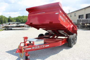 New 2025 Moritz 6' 10" x 12' Heavy Commercial DLH Series Dump Trailer - 14000# GVW