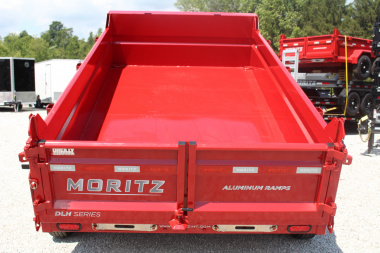 New 2025 Moritz 6' 10" x 12' Heavy Commercial DLH Series Dump Trailer - 14000# GVW