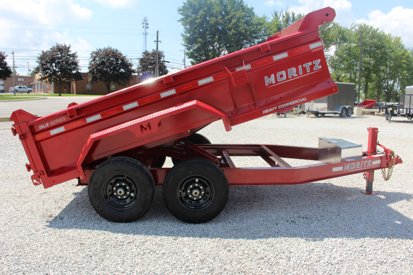 New 2025 Moritz 6' 10" x 12' Heavy Commercial DLH Series Dump Trailer - 14000# GVW