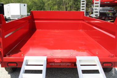 New 2025 Moritz 6' 10" x 12' Heavy Commercial DLH Series Dump Trailer - 14000# GVW