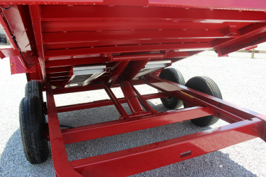 New 2025 Moritz 6' 10" x 12' Heavy Commercial DLH Series Dump Trailer - 14000# GVW