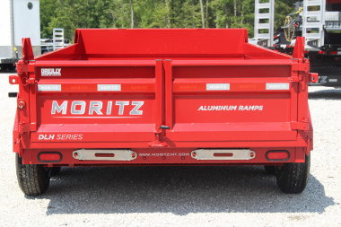 New 2025 Moritz 6' 10" x 12' Heavy Commercial DLH Series Dump Trailer - 14000# GVW