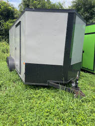 Used 2022 Rock Solid Cargo 7X14 TA-3500LB Cargo / Enclosed Trailer