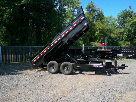 New 2026 Sure-Trac 7x12 HD Low Profile 14K Dump Trailer