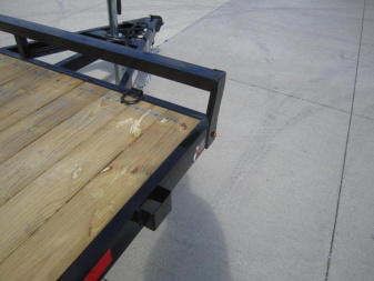 New Sure-Trac 7 X 18 Wood Deck Car Hauler  7k