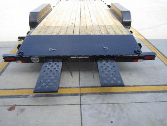 New Sure-Trac 7 X 18 Wood Deck Car Hauler  7k