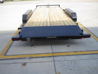 New Sure-Trac 7 X 18 Wood Deck Car Hauler  7k