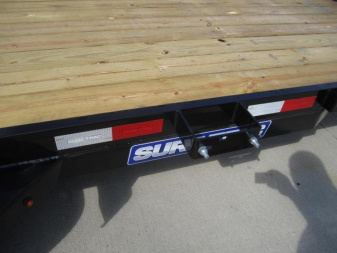 New Sure-Trac 7 X 18 Wood Deck Car Hauler  7k