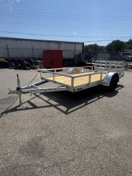 New 2026 Mission 72 X12' Aluminum Utility Trailer