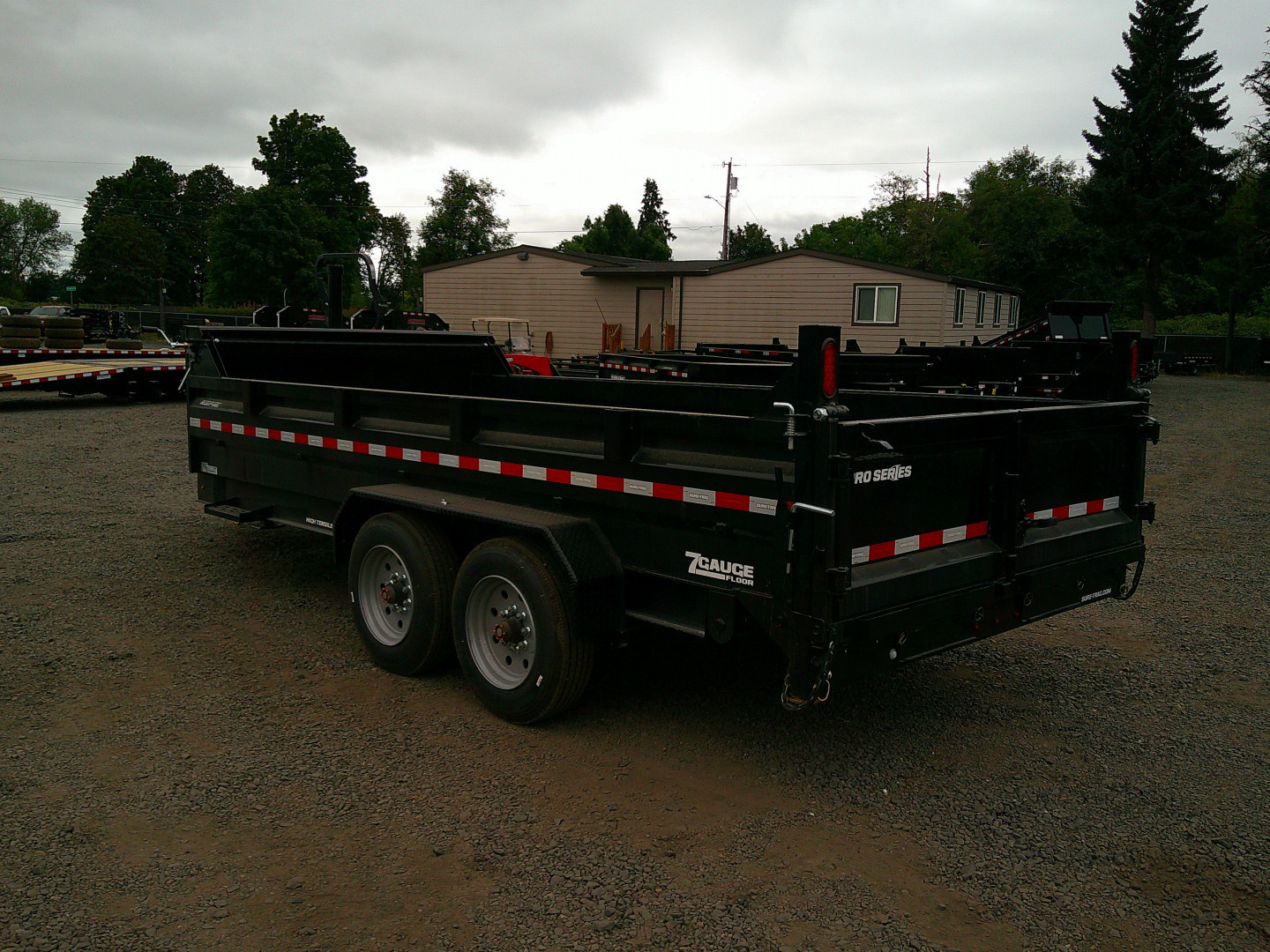 New 2025 Sure-Trac 7x16 17.6K Pro Series Dump Trailer