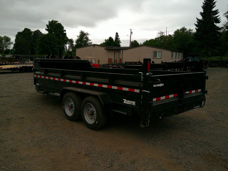 New 2025 Sure-Trac 7x16 17.6K Pro Series Dump Trailer