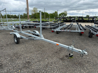 New 2026 Genesis Trailers 42x14 Galvanized 2-Place Kayak/Canoe Boat Trailer