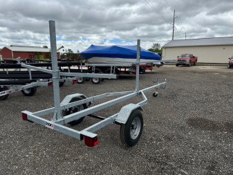 New 2026 Genesis Trailers 42x14 Galvanized 2-Place Kayak/Canoe Boat Trailer