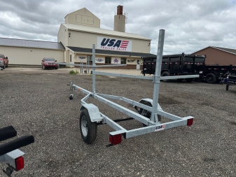 New 2026 Genesis Trailers 42x14 Galvanized 2-Place Kayak/Canoe Boat Trailer