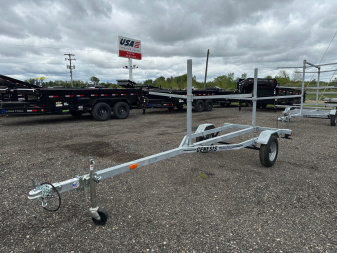 New 2026 Genesis Trailers 42x14 Galvanized 2-Place Kayak/Canoe Boat Trailer