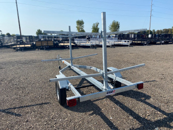 New 2026 Genesis Trailers 42x14 Galvanized 4-Place Kayak/Canoe Boat Trailer