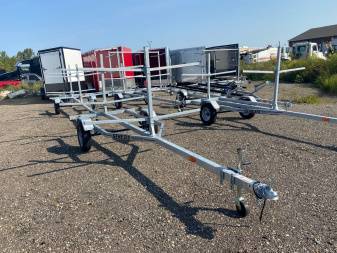 New 2026 Genesis Trailers 42x14 Galvanized 4-Place Kayak/Canoe Boat Trailer