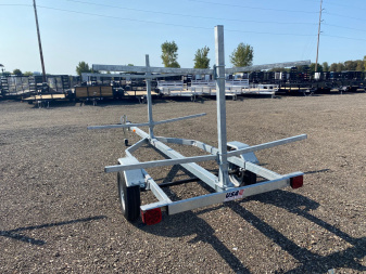 New 2026 Genesis Trailers 42x14 Galvanized 4-Place Kayak/Canoe Boat Trailer
