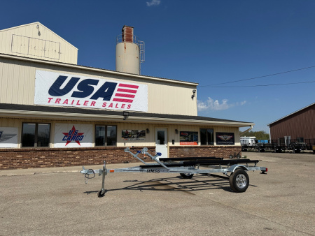 New 2026 Genesis Trailers 81x13 Galvanized 2-Place Personal Water Craft Boat Trailer
