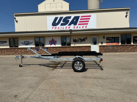 New 2026 Genesis Trailers 81x13 Galvanized 2-Place Personal Water Craft Boat Trailer