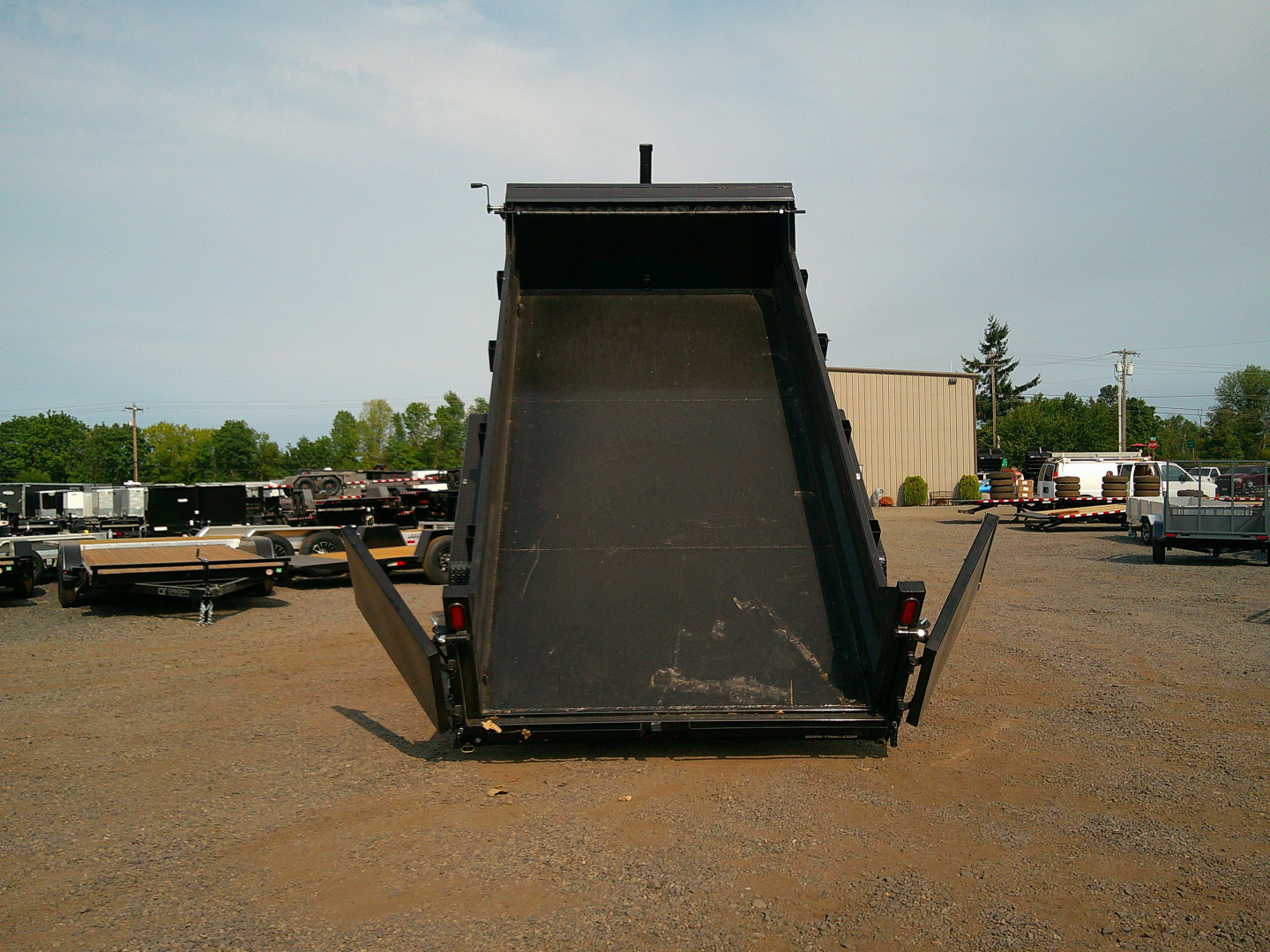 New 2025 Sure-Trac 7x14 15.4K Pro Series Telescopic Dump Trailer
