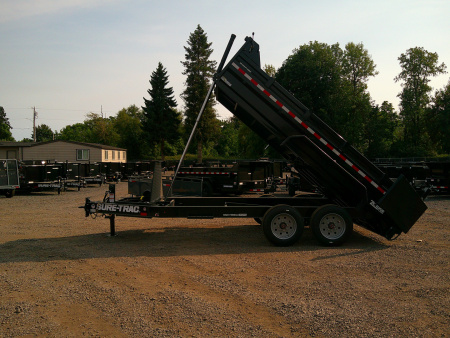 New 2025 Sure-Trac 7x14 15.4K Pro Series Telescopic Dump Trailer