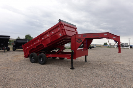 New 2025 Load Trail GN7x144 Gooseneck Dump Trailer with 2' Sides