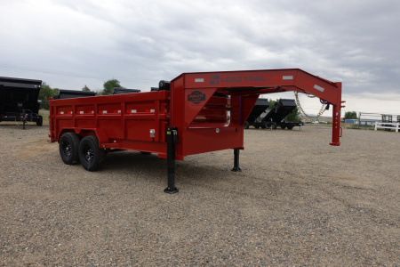 New 2025 Load Trail GN7x144 Gooseneck Dump Trailer with 2' Sides