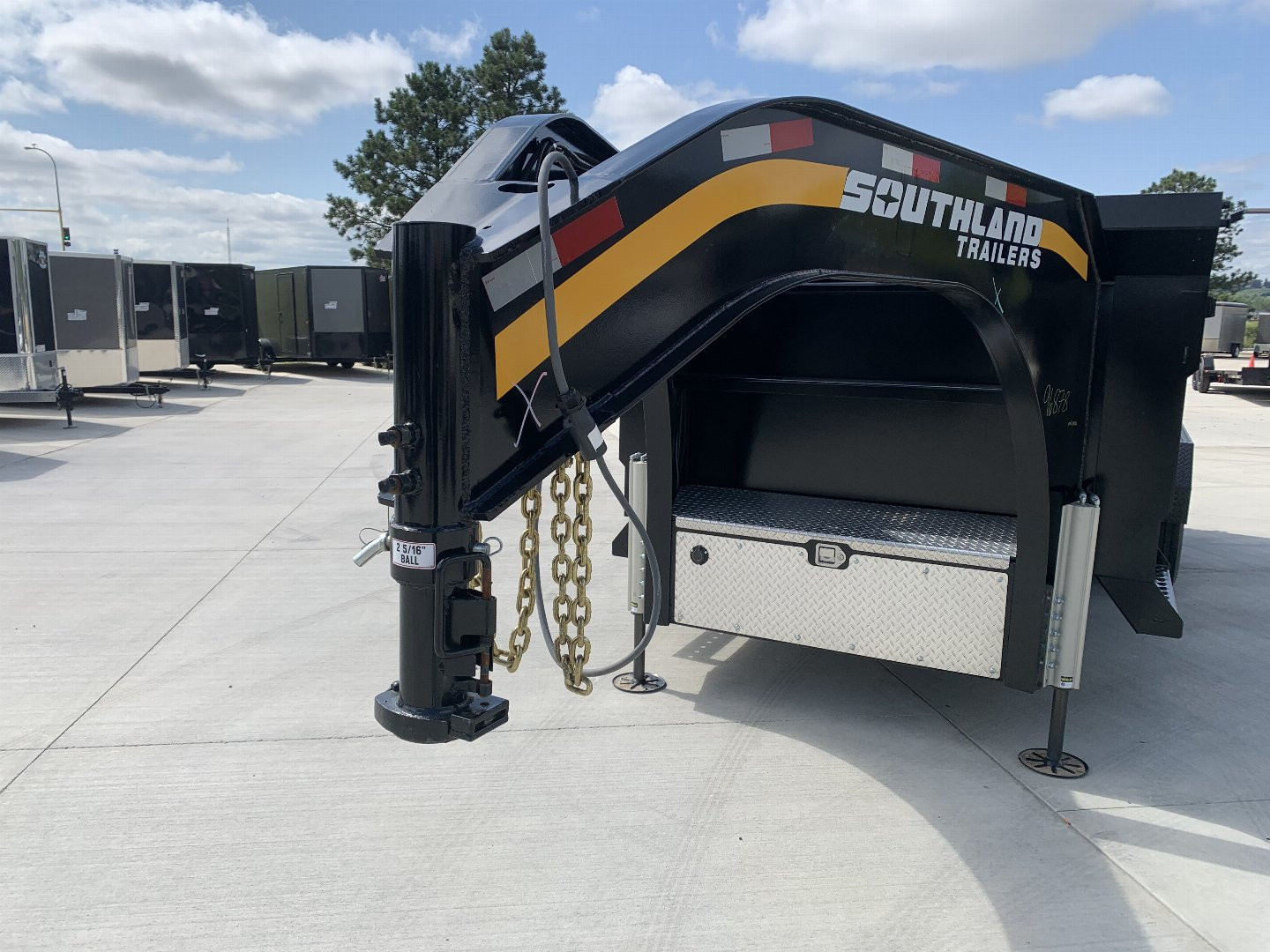 New 2026 Southland Trailers Dump 88”x16’ 2-12k axles=24k dump trailer aluminum ramps Dump Trailer