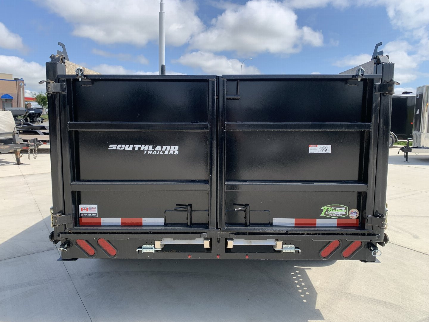 New 2026 Southland Trailers Dump 88”x16’ 2-12k axles=24k dump trailer aluminum ramps Dump Trailer