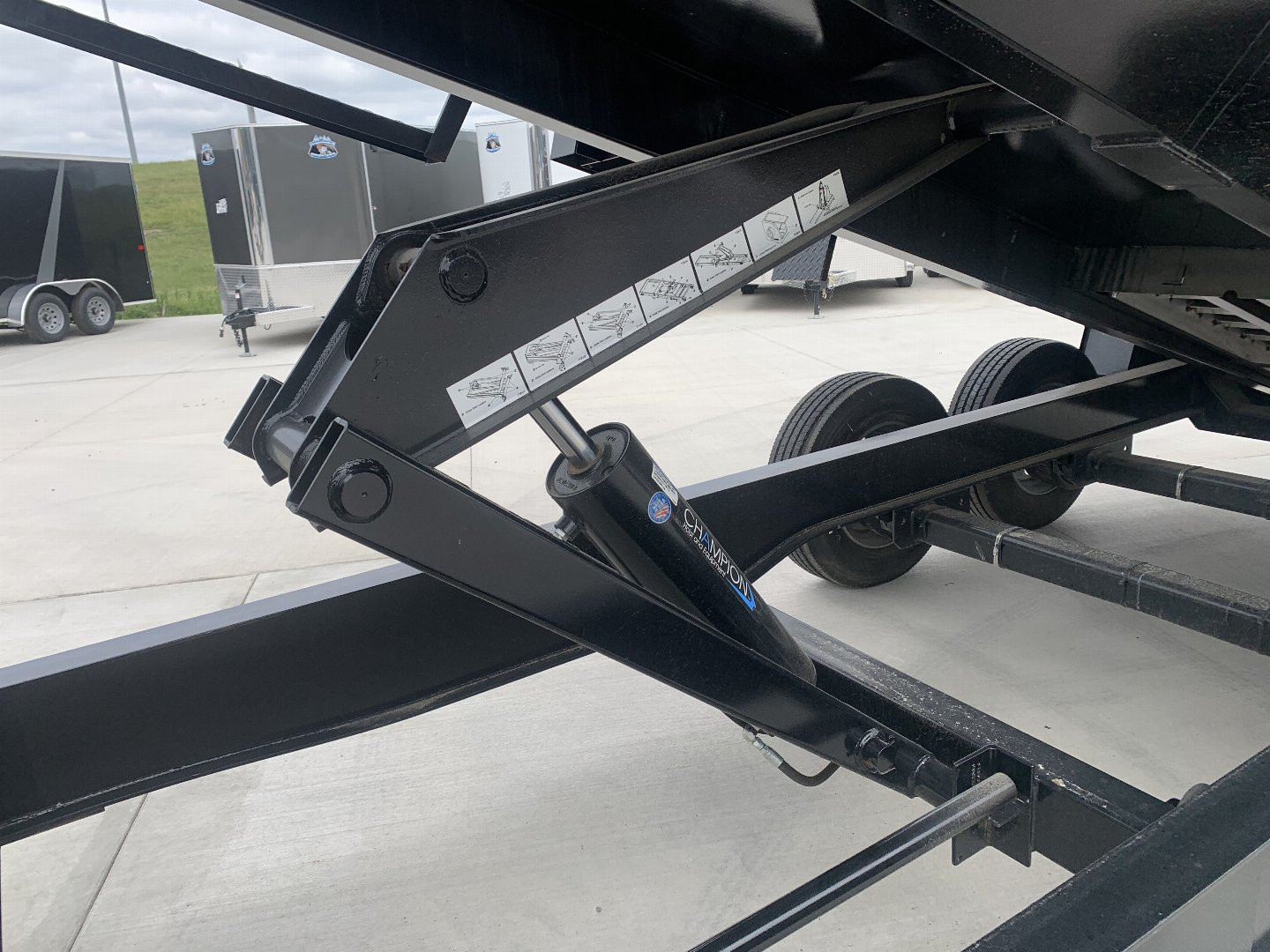 New 2026 Southland Trailers Dump 88”x16’ 2-12k axles=24k dump trailer aluminum ramps Dump Trailer