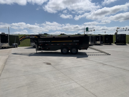 New 2026 Southland Trailers Dump 88”x16’ 2-12k axles=24k dump trailer aluminum ramps Dump Trailer