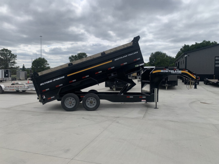 New 2026 Southland Trailers Dump 88”x16’ 2-12k axles=24k dump trailer aluminum ramps Dump Trailer