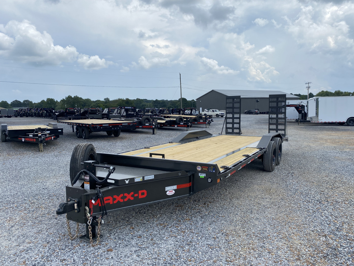 New 2026 MAXXD 102"x24' 22k Equipment Trailer *ALL NEW ENGINEERED FRAME*