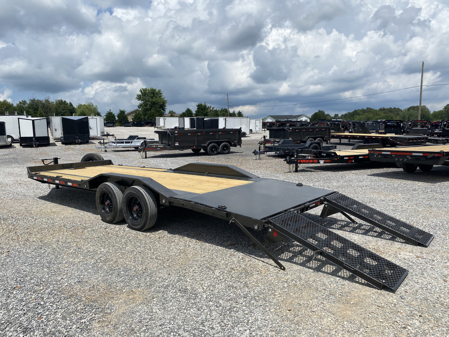 New 2026 MAXXD 102"x24' 22k Equipment Trailer *ALL NEW ENGINEERED FRAME*