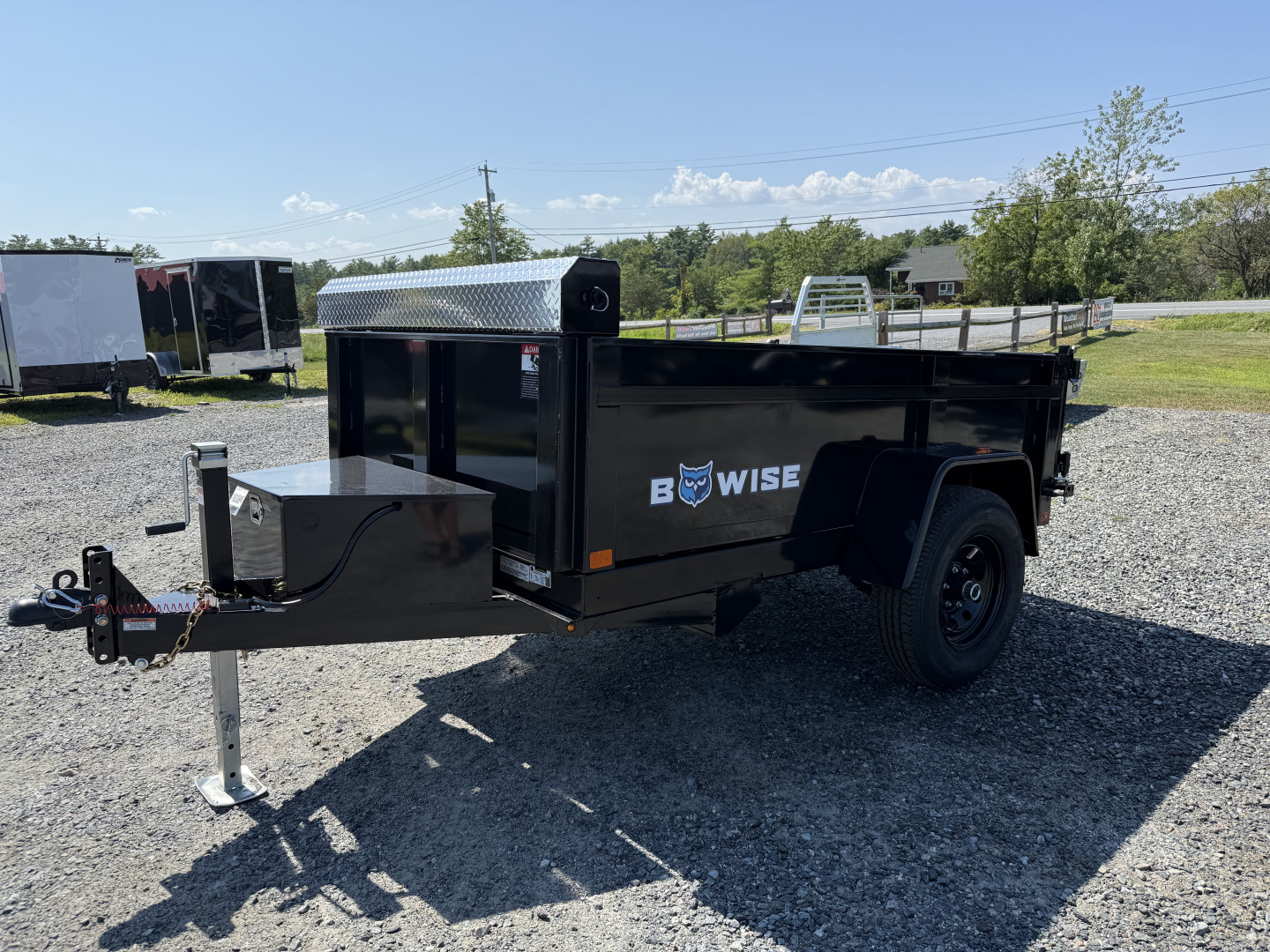 New 2026 BWISE DT508LP-5 Dump Trailer