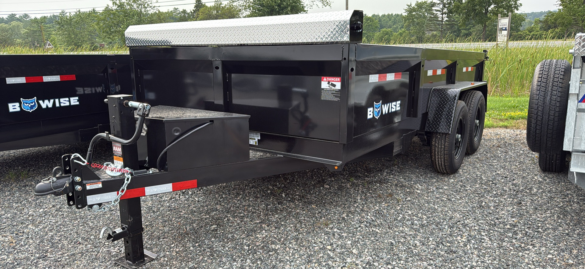 New 2026 BWISE DT714LP-LE-14 Dump Trailer