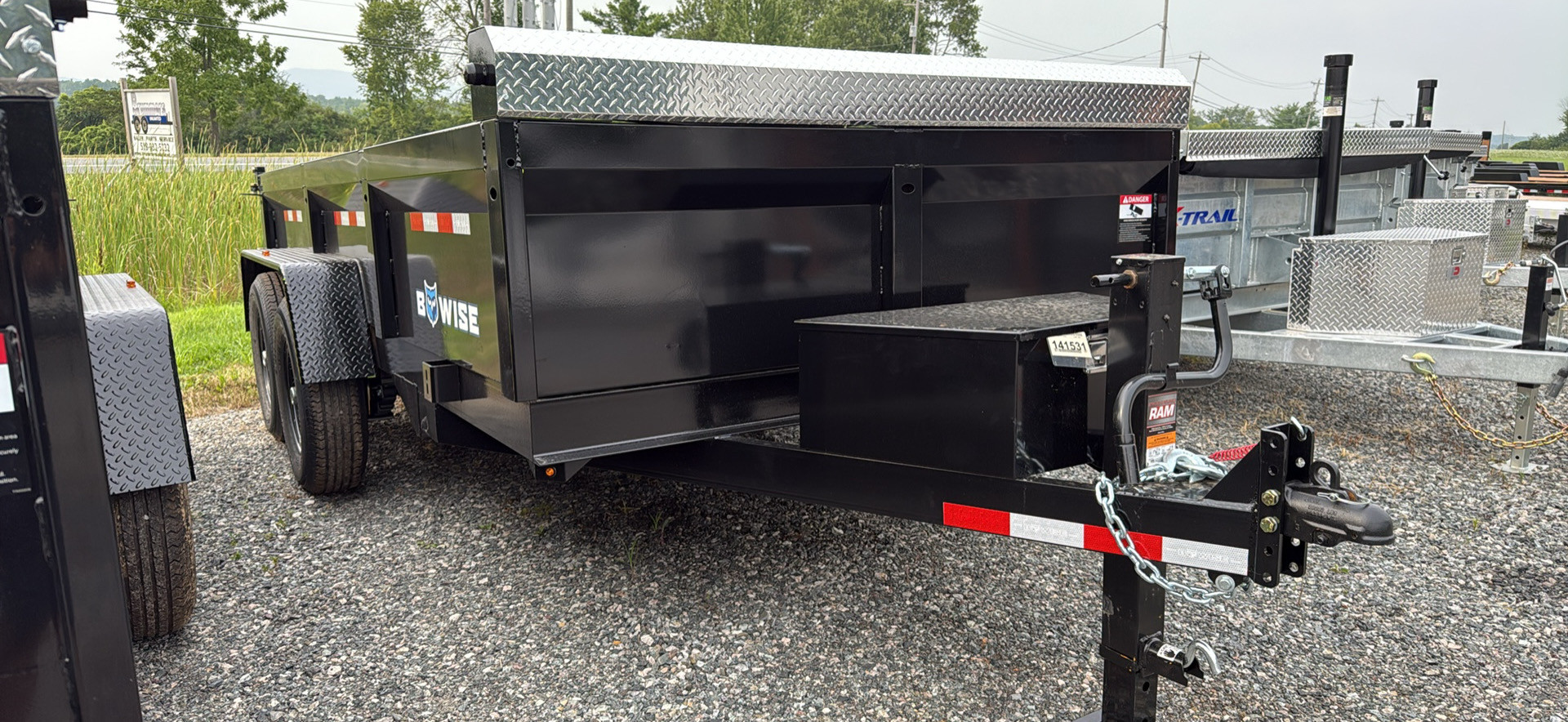 New 2026 BWISE DT714LP-LE-14 Dump Trailer