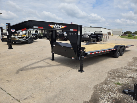 New 2026 H&H Trailers 82x26 Electric Tilt 14K Equipment Trailer