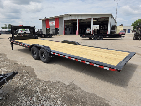 New 2026 H&H Trailers 82x26 Electric Tilt 14K Equipment Trailer