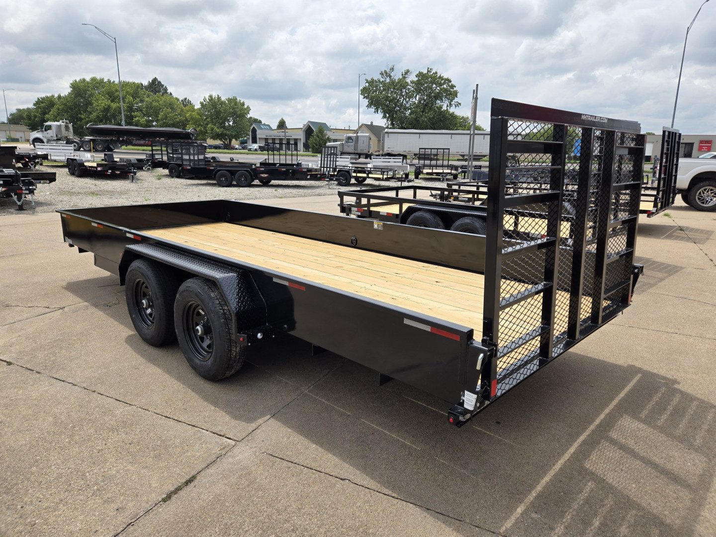 New 2026 H&H Trailers 82x18 Solid Side 10K Utility Trailer