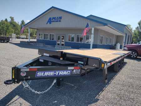 New 2026 Sure-Trac 8.5'X22' HD POWER TILT DECKOVER Equipment Trailer
