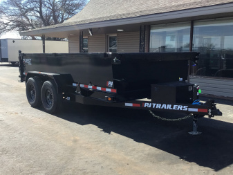 New 2026 PJ 83"x14' BP Tandem Axle Dump w/ 24" Sides – D7