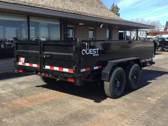 New 2026 PJ 83"x14' BP Tandem Axle Dump w/ 24" Sides – D7
