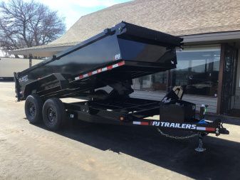 New 2026 PJ 83"x14' BP Tandem Axle Dump w/ 24" Sides – D7