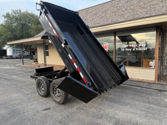 New 2026 PJ 60"x10' Tandem Axle Utility Dump Trailer w/ 18" Sides – D5