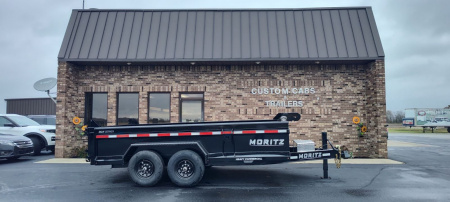 New 2025 Moritz International 6'10 x14' Dump Trailer 14K